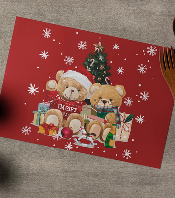 TOVAGLIA AMERICANA HAPPY HOLIDAYS Ingrosso Tessile Casa Tellini S.r.l.